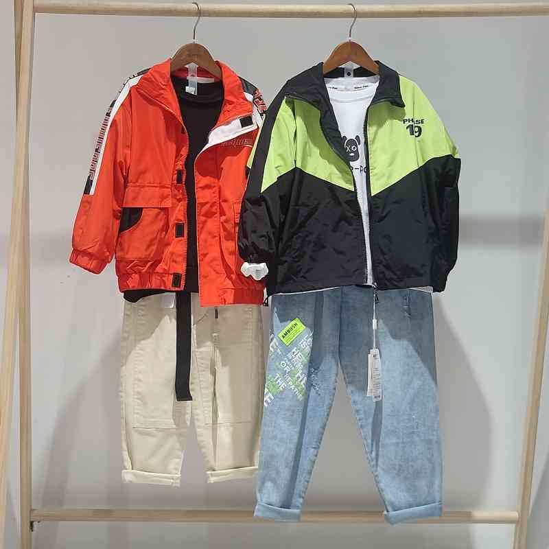 First line 2021 autumn and winter middle school cartoon coat pants two-piece children's clothing set
First line 2021 autumn and winter middle school cartoon coat pants two-piece children's clothing set
