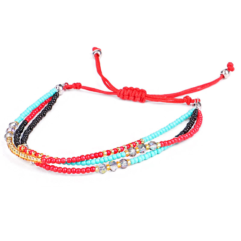 Colorful Crystal Rice Beads Strands Bracelet Jewelry for Women Gift