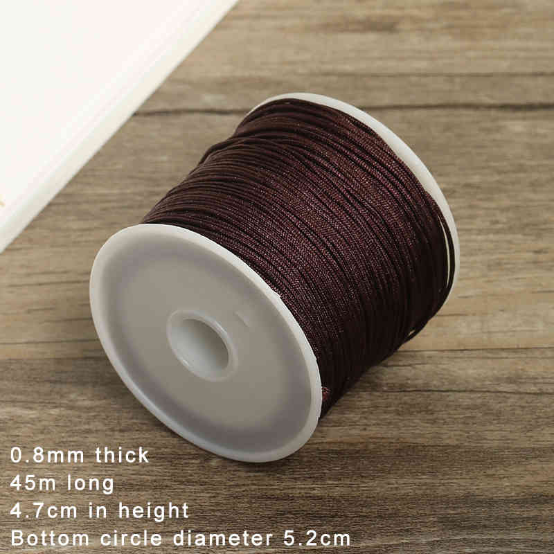 1Roll Tassels Bracelet Braided Nylon Cord Thread for Household for Chinese Knot Beading String Multi Purpose