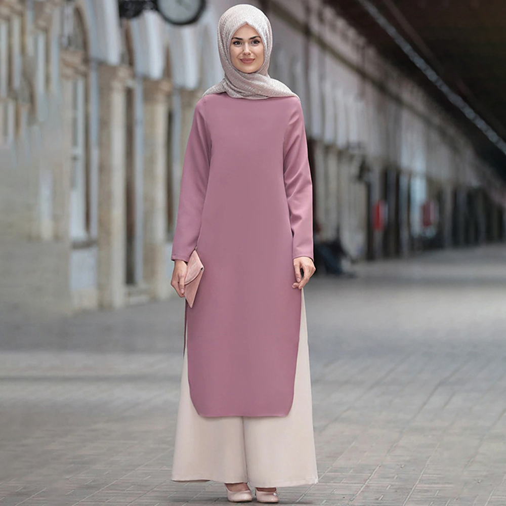 Ramadan Eid Mubarak Abaya Sets Arab Turkey Muslim Two Piece Set Women Suit Split Dress and Long Pants Islamic Musulman Ensembles
Ramadan Eid Mubarak Abaya Sets Arab Turkey Muslim Two Piece Set Women Suit Split Dress and Long Pants Islamic Musulman Ensembles