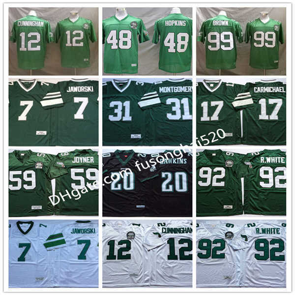 2021 Vintage Mens 12 Randall Cunningham Seth Joyner Reggie White Jerome Brown Brian Dawkins Wes Hopkins Jaworski Carmichael Football Jersey 
2021 Vintage Mens 12 Randall Cunningham Seth Joyner Reggie White Jerome Brown Brian Dawkins Wes Hopkins Jaworski Carmichael Football Jersey