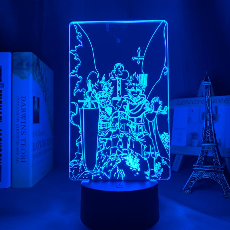 Night Lights Black Clover Yuno And Asta Anime Led Light For Bedroom Decor Nightlight Kids Birthday Gift Manga Room Table 3d Lamp
Night Lights Black Clover Yuno And Asta Anime Led Light For Bedroom Decor Nightlight Kids Birthday Gift Manga Room Table 3d Lamp