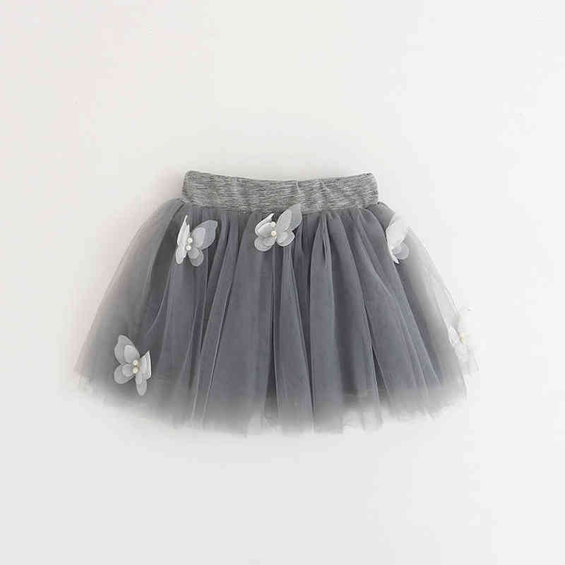 Summer Girls' Clothing Sets Korean Cartoon Short-sleeved T-shirt+Net Yarn Skirt 2PCS Baby Kids Clothes Set Children Clothing Y220310