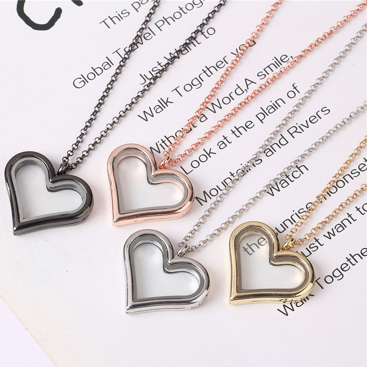 Floating Locket Heart Pendant Necklace Openable Living Memory Necklaces for women Children DIY fashion jewlery will and sandy, Silver
Floating Locket Heart Pendant Necklace Openable Living Memory Necklaces for women Children DIY fashion jewlery will and sandy, Silver
