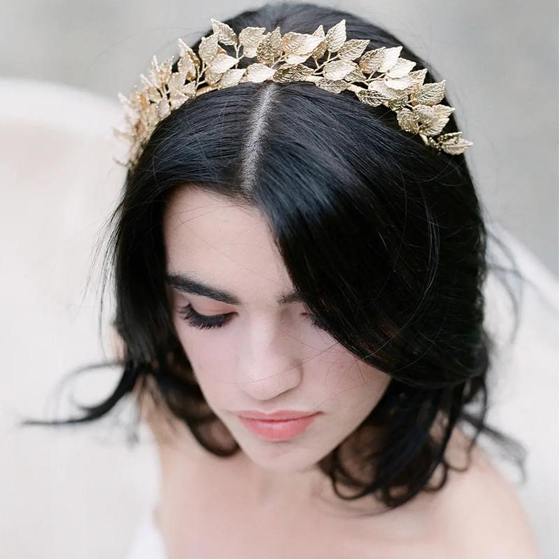 Headpieces Fashion Rose Gold Silver Color Hairbands Handmade Leaf Wedding Hair Accessories Metal Women Headbands Bridal Jewelry Vines
Headpieces Fashion Rose Gold Silver Color Hairbands Handmade Leaf Wedding Hair Accessories Metal Women Headbands Bridal Jewelry Vines