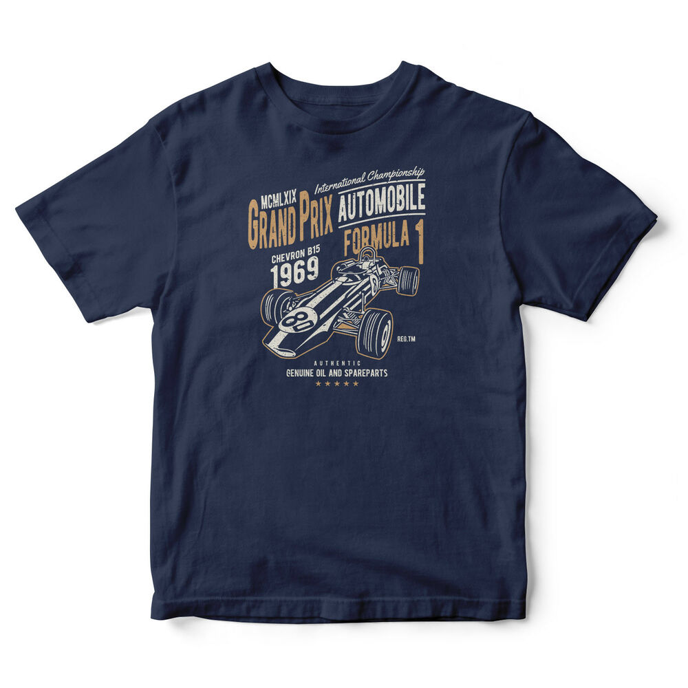 Team Vintage F1 Monaco Formula 1 T Shirt Cotton T-shirt
