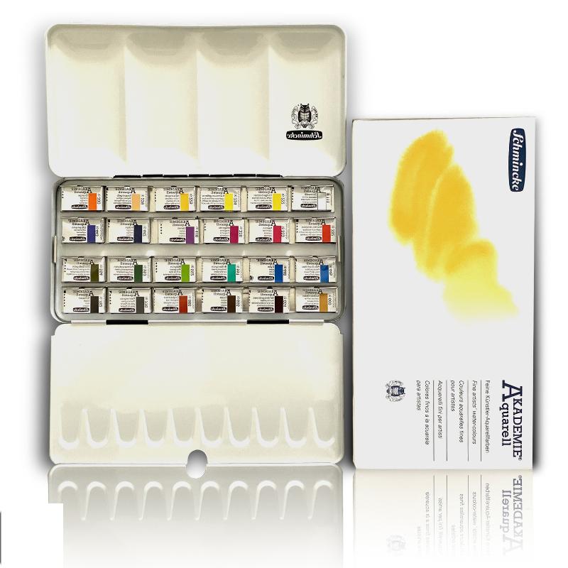 Gift Sets German Schmincke College-grade Solid Watercolor Paint 24-color Aquarela Full Set Of Art Supplies
Gift Sets German Schmincke College-grade Solid Watercolor Paint 24-color Aquarela Full Set Of Art Supplies