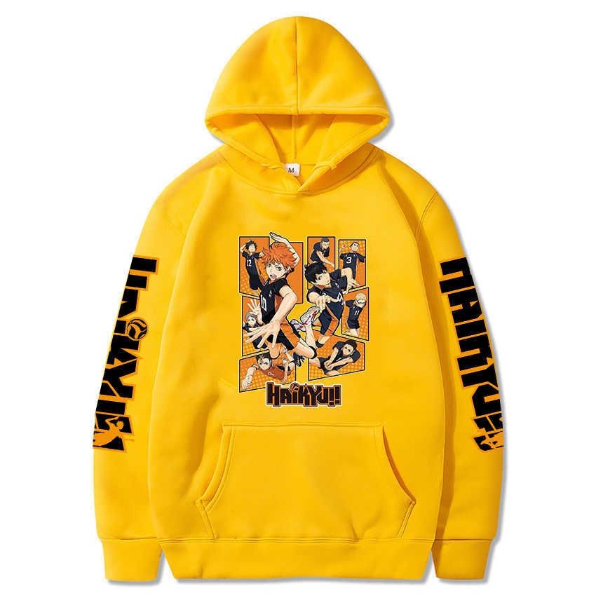 Anime Haikyuu Hoodies Sweatshirts Men/women Hip Hop Streetwear Hoodie Anime Hoodies Men's Sweatshirts H0818