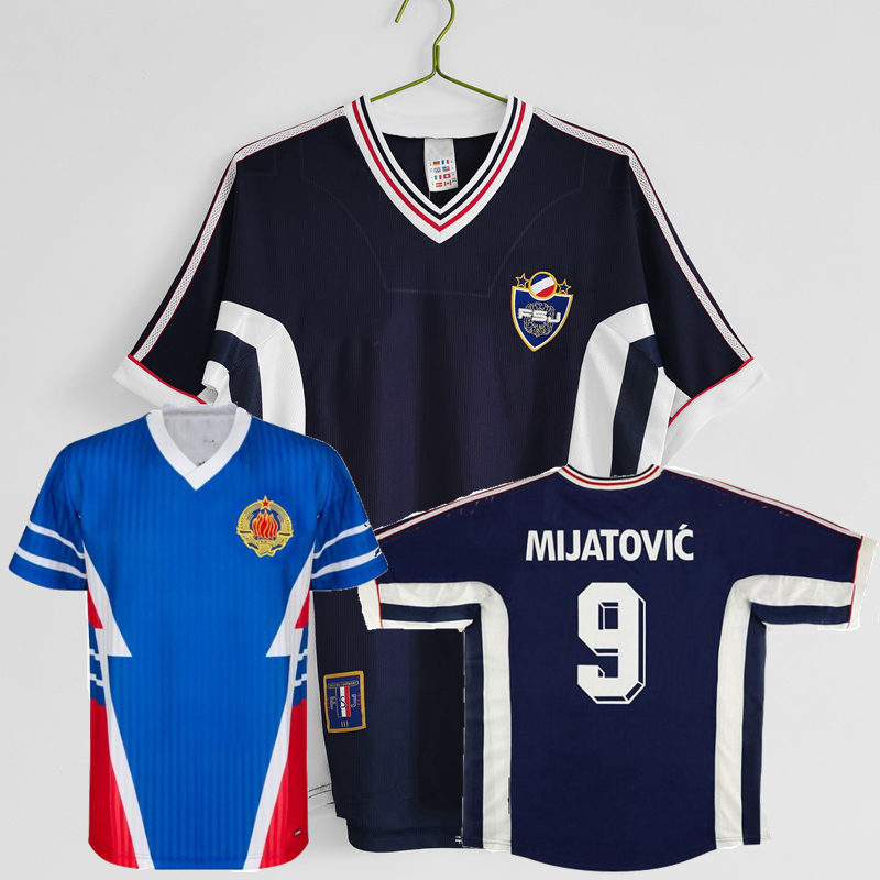 1990 1998 retro Yugoslavia soccer jersey home SAVICEVIC STANKOVIC STOJKOVIC vintage classic football shirt, 1998 home
1990 1998 retro Yugoslavia soccer jersey home SAVICEVIC STANKOVIC STOJKOVIC vintage classic football shirt, 1998 home
