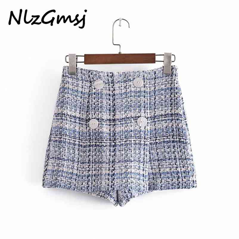 Skirt Women Fashion Textured Blue Plaid High Waist Sexy Mini Skirts Woman Vintage Buttons Female 03 210628, As picture
Skirt Women Fashion Textured Blue Plaid High Waist Sexy Mini Skirts Woman Vintage Buttons Female 03 210628, As picture