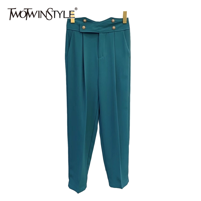 Casual Ruched Harem Trouser For Women High Waist Patchwork Button Loose Pants Female Fashion Clothing Stylish 210521, Blue
Casual Ruched Harem Trouser For Women High Waist Patchwork Button Loose Pants Female Fashion Clothing Stylish 210521, Blue