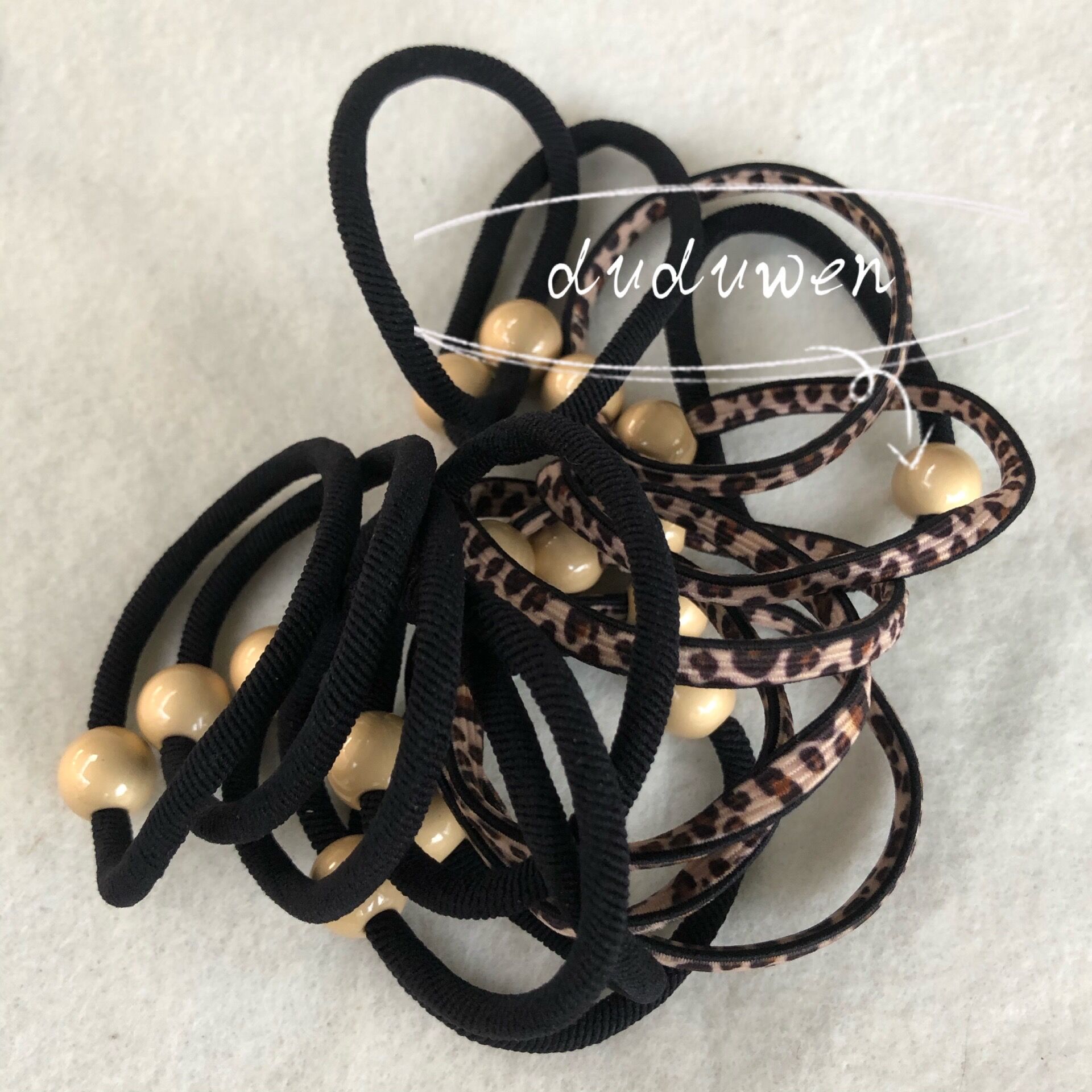 party gift ealstic head band round metal engraved 2C elasitc band fashion hairtie classic hair rope V collection accessories use as brace