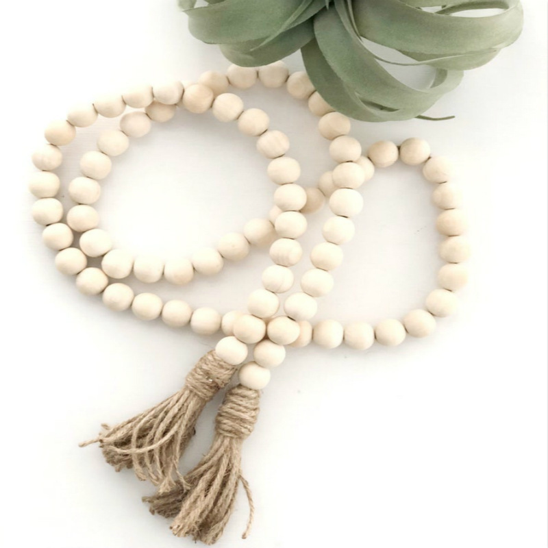 Jewelry Log Wooden Tassel Bead String Chain Hand Made Wood Farmhouse Decoration Beads Hemp Rope Make Home Decor Hanging
Jewelry Log Wooden Tassel Bead String Chain Hand Made Wood Farmhouse Decoration Beads Hemp Rope Make Home Decor Hanging