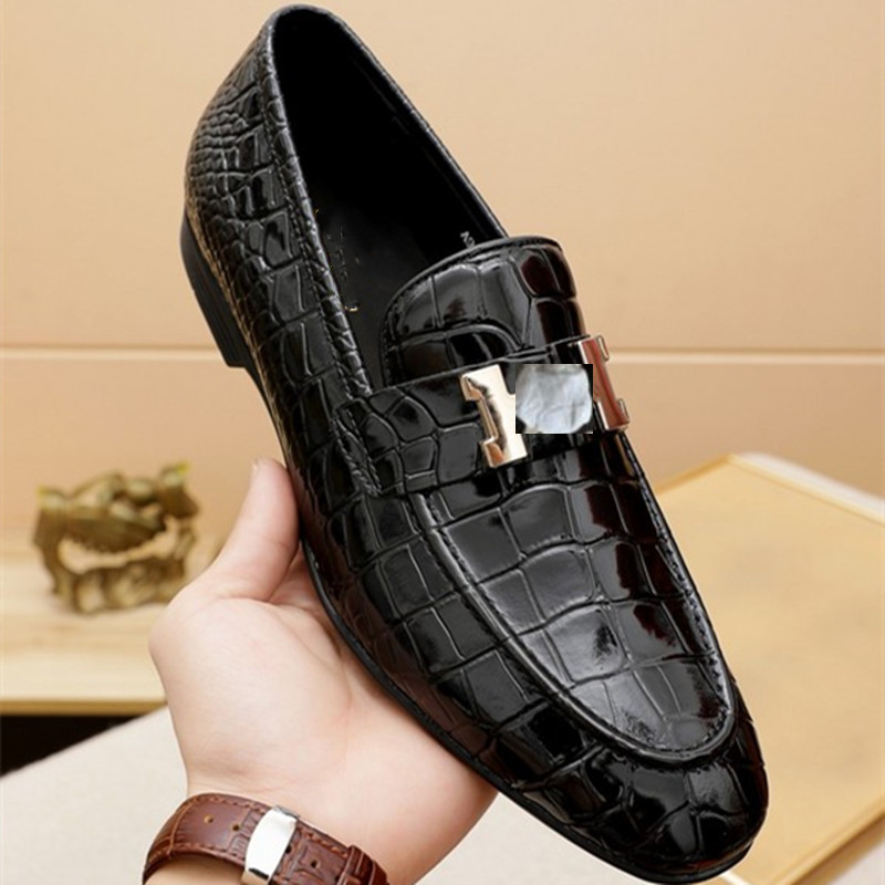 7 Style h brand Man Leather Office Shoes Men Classic Brown Designer Dress Loafers Mens Elegant Shoes Luxury Chaussure Homme 38-45, Black
7 Style h brand Man Leather Office Shoes Men Classic Brown Designer Dress Loafers Mens Elegant Shoes Luxury Chaussure Homme 38-45, Black