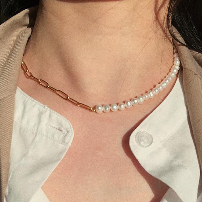 Chains Korea Elegant Patchwork Imitation Pearl Beaded Metal Chain Necklace For Women Jewelry Accessories Collar Clavicle
Chains Korea Elegant Patchwork Imitation Pearl Beaded Metal Chain Necklace For Women Jewelry Accessories Collar Clavicle