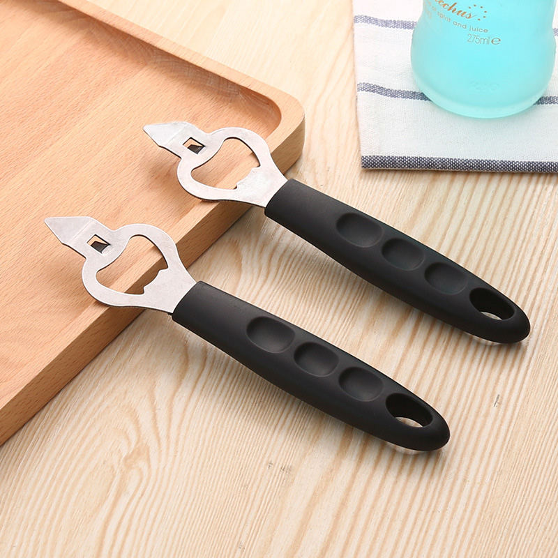 Beer Opener Stainless Steel 3 IN 1 Bottle -top Can Openers For Wedding Party Gift Kitchen Bar tools RRD6890 Free shipping