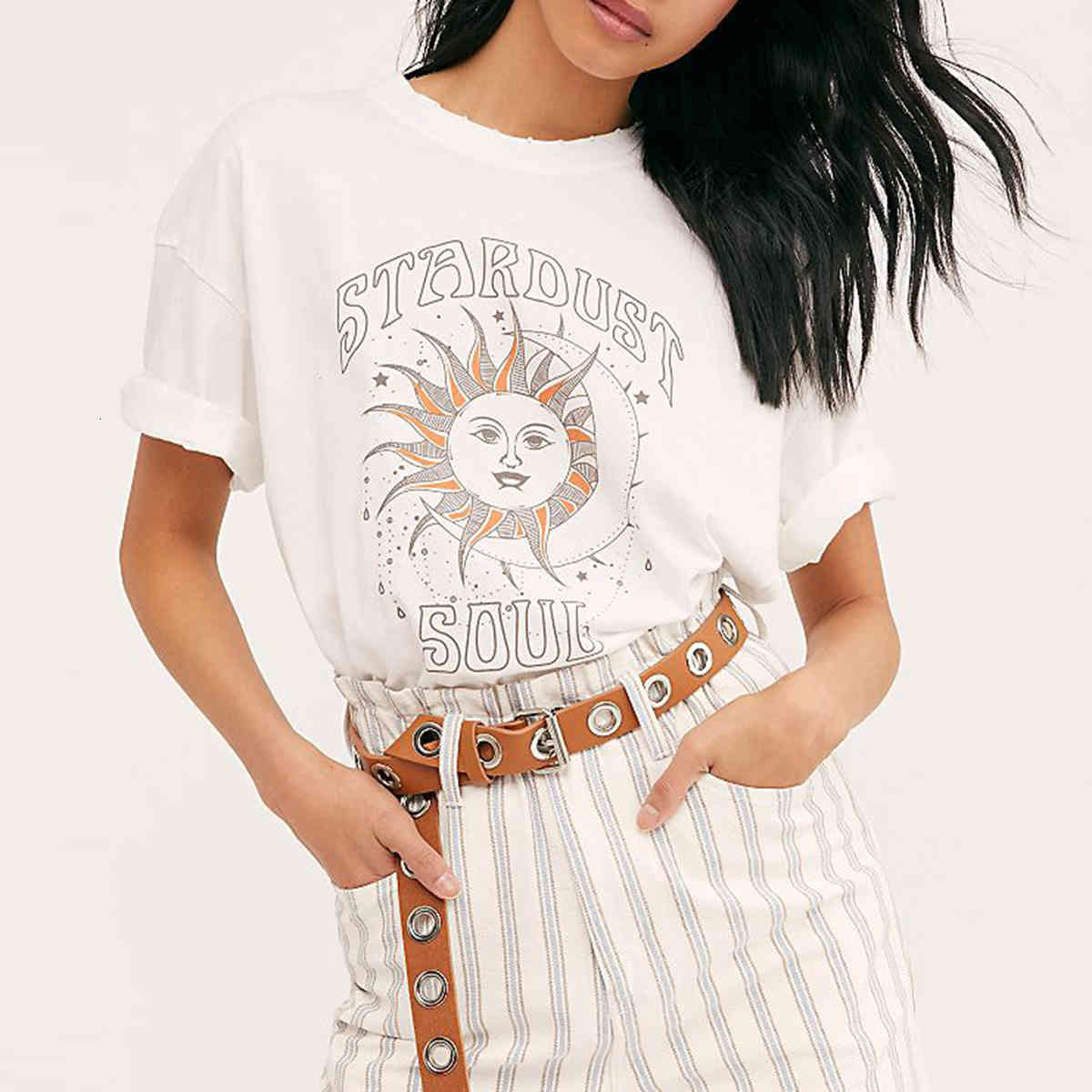 t shirts Stardust Soul Art Graphic Tee Shirt Women O-Neck Short Sleeve Summer Cotton White T-Shirts Oversize Casual Boho Tops 50UE
t shirts Stardust Soul Art Graphic Tee Shirt Women O-Neck Short Sleeve Summer Cotton White T-Shirts Oversize Casual Boho Tops 50UE