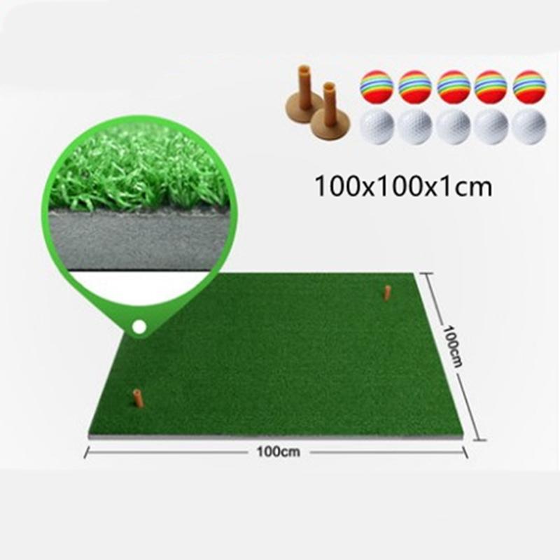 Golf Training Aids 100x100x1cm Backyard Mat Indoor Residential Hitting Pad Practice Mats Rubber Tee Balls Free
Golf Training Aids 100x100x1cm Backyard Mat Indoor Residential Hitting Pad Practice Mats Rubber Tee Balls Free
