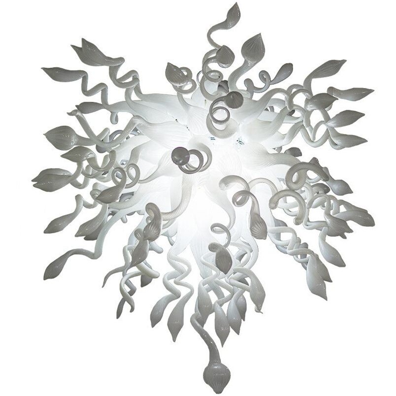Hand-blown Glass Crystal Chandelier LED Art Pendant Lamps White W80x100CM Indoor Lighting Modern Living Room Decoration
Hand-blown Glass Crystal Chandelier LED Art Pendant Lamps White W80x100CM Indoor Lighting Modern Living Room Decoration