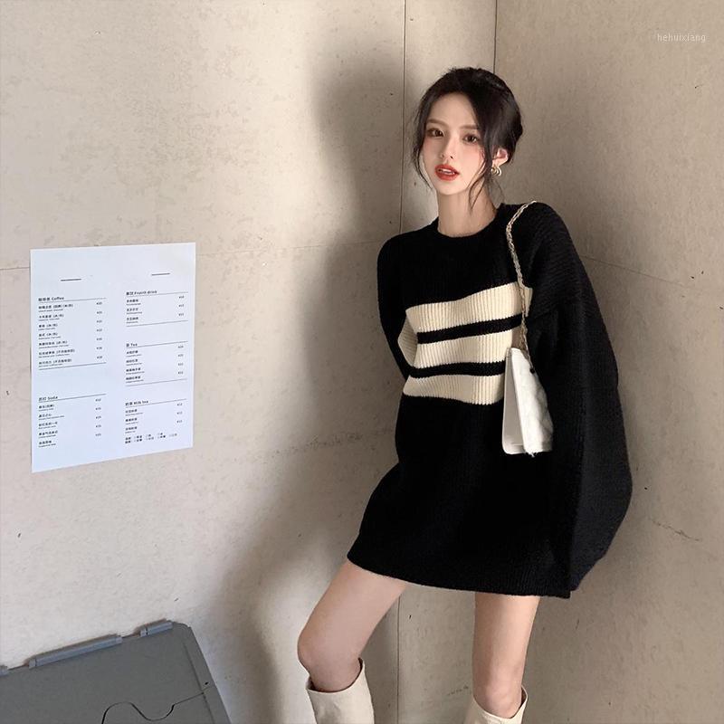 Women's Sweaters 2021 Women Autumn Winter Sweater Casual Woman Pullovers Striped Jumper Warm Teen Gril, White;black
Women's Sweaters 2021 Women Autumn Winter Sweater Casual Woman Pullovers Striped Jumper Warm Teen Gril, White;black