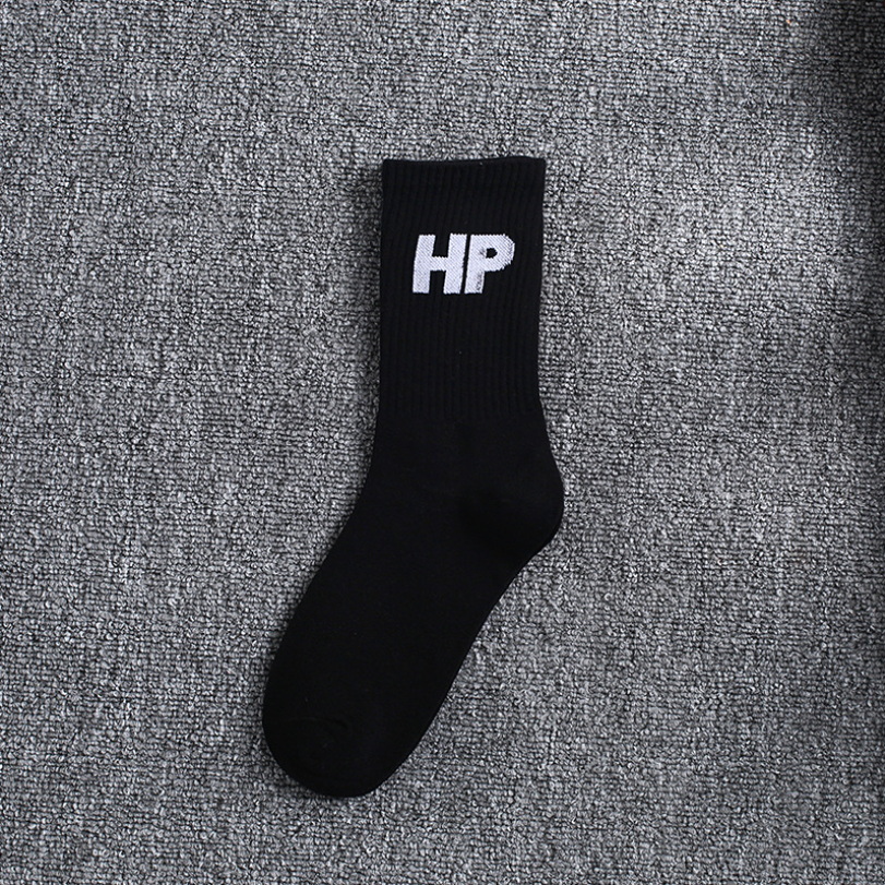 Ader error world Black white socks Men's and Women's Breathable Skateboard Street Dance Casual Harajuku Socks