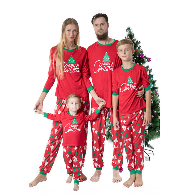 Christmas New Parent-child Suit Red Cartoon Christmas Tree Print Home Service, Blue
Christmas New Parent-child Suit Red Cartoon Christmas Tree Print Home Service, Blue