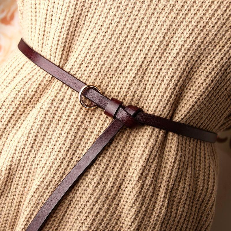 Belts 115cm Women's Fine Belt Round Buckle Trousers Sweater Dress Decoration Thin Leather Waistband Solid Color Slim Straps, White
Belts 115cm Women's Fine Belt Round Buckle Trousers Sweater Dress Decoration Thin Leather Waistband Solid Color Slim Straps, White