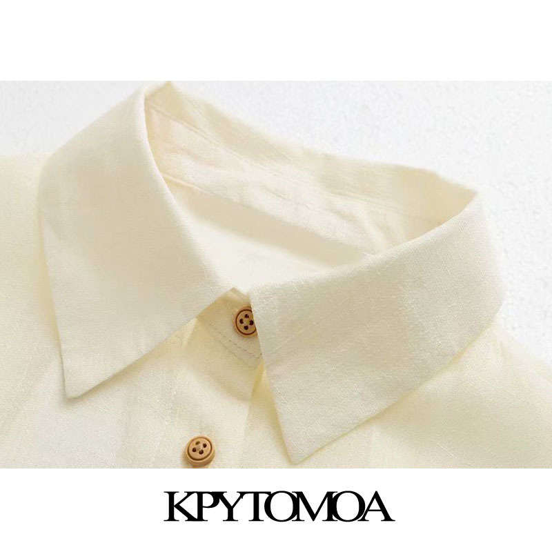 Women Fashion Office Wear Button-up Semi-sheer Blouses Lapel Collar Long Sleeve Female Shirts Chic Tops 210420