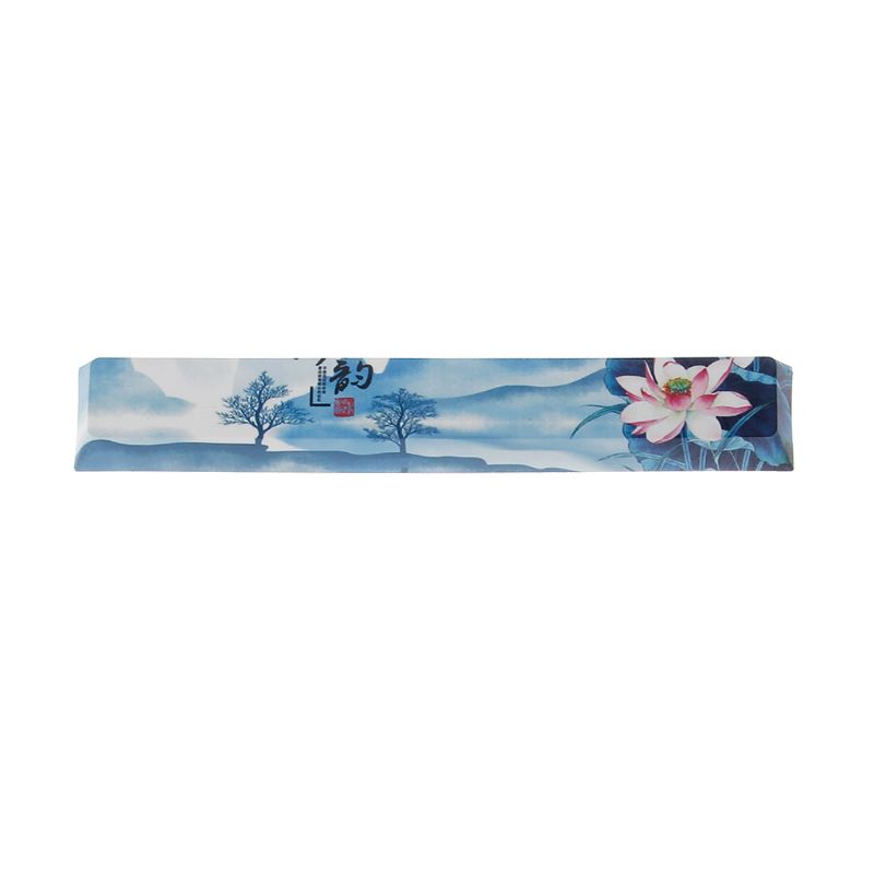 Replace SpaceBar Keycap PBT Five Sides Dye-Subbed Spacebar 6.25U Cherry Profile Space Bar Keycap for DIY Mechanical Keyboard