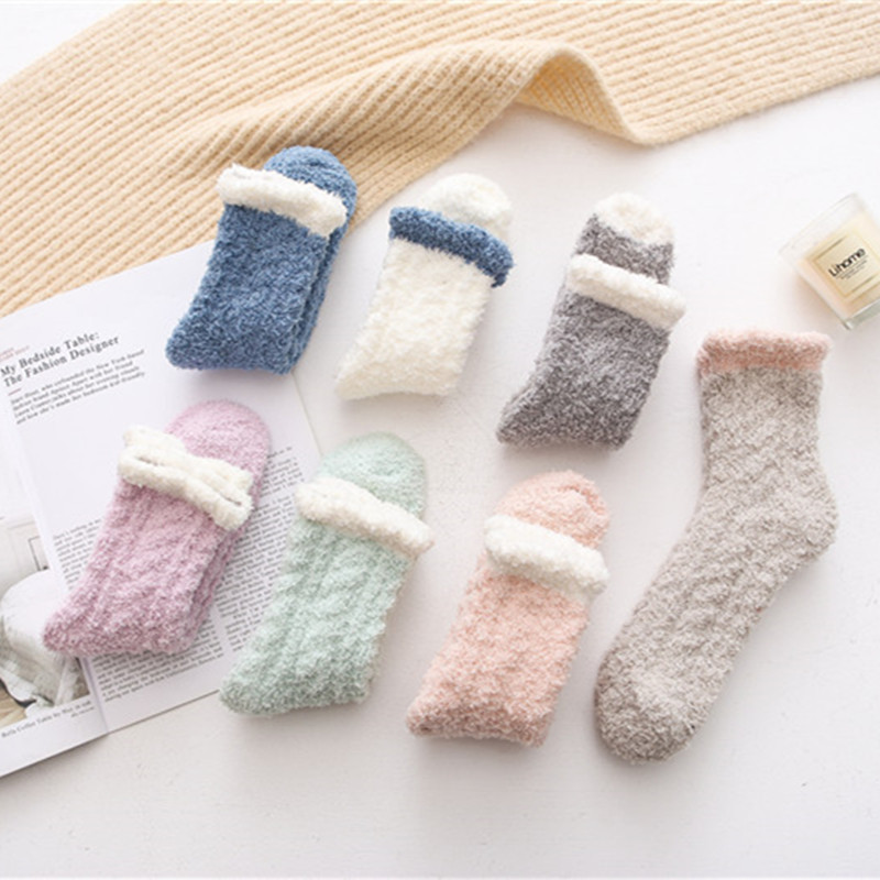 Lady Winter Warm Fluffy Coral Velvet Thick Towel Socks Candy Color Floor Sleep Fuzzy Socks Women Girls Stockings 359 J2, As photo remark colors
Lady Winter Warm Fluffy Coral Velvet Thick Towel Socks Candy Color Floor Sleep Fuzzy Socks Women Girls Stockings 359 J2, As photo remark colors