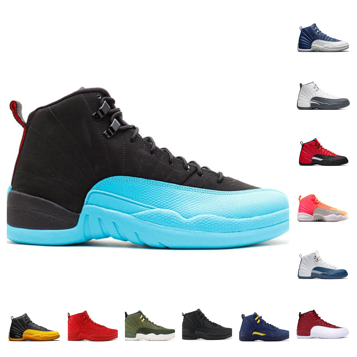High quality 12 men women basketball shoes 12s Game Royal Gym Red White Dark Grey Black University Gold mens sneakers Indigo Flu Game Reverse Taxi Fiba trainer, Original shoe box
High quality 12 men women basketball shoes 12s Game Royal Gym Red White Dark Grey Black University Gold mens sneakers Indigo Flu Game Reverse Taxi Fiba trainer, Original shoe box