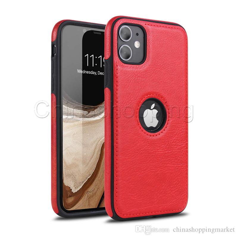 Business Leather Case Soft TPU Full Protection Cases For iPhone 12 Mini 11 Pro Max X Xr Xs Max 8 7 6S Plus