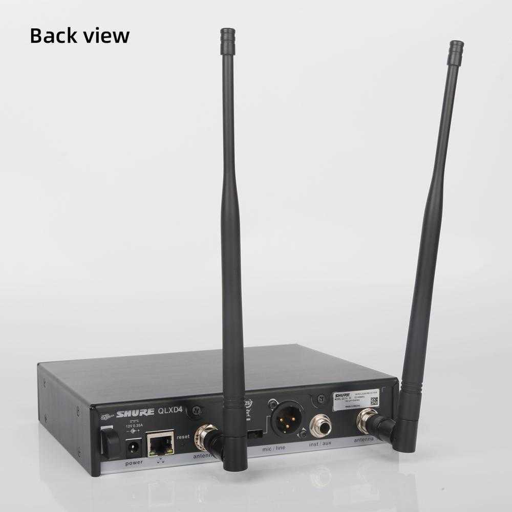 UHF QLXD4 High Quality Profeesional dual True Diversity Wireless Microphone System stage performances wireless microphone 210610