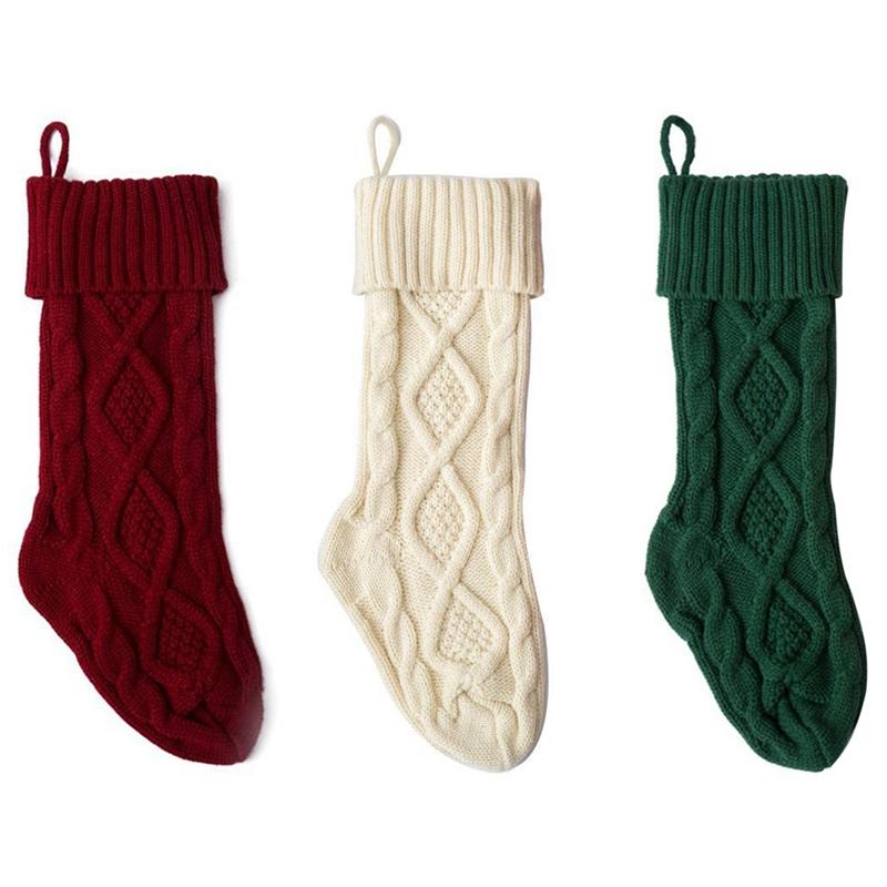Christmas Decorations 46CM Stocking Knitted Wool Home Decoration Candy Bag Socks Set Diamond Gift Ornament
Christmas Decorations 46CM Stocking Knitted Wool Home Decoration Candy Bag Socks Set Diamond Gift Ornament