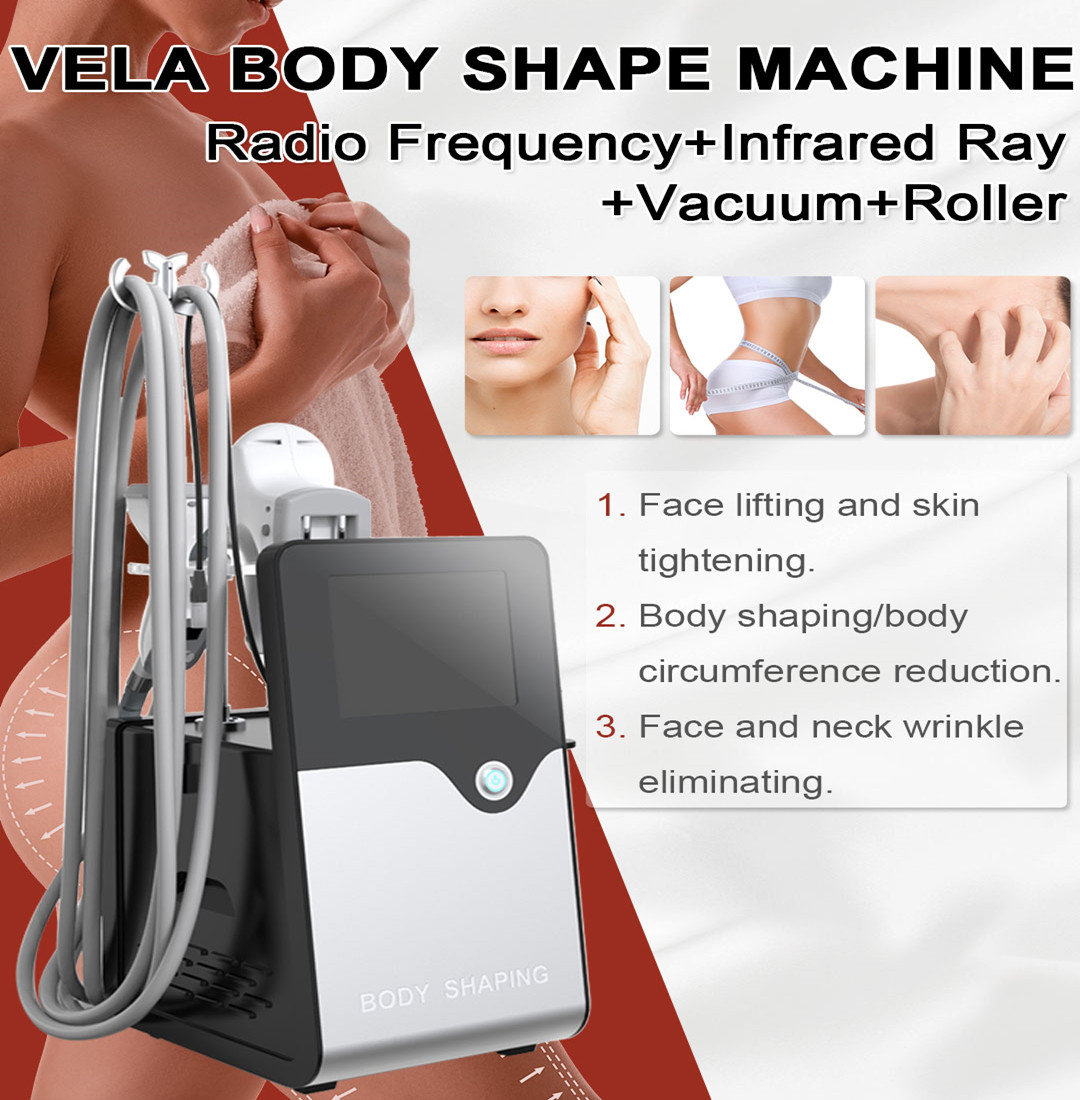 Vela Body Shape Powerful Cavitation Vacuum Roller RF infrared light liposuction weight reduce fat loss beauty machine with Massage Costume Vacuum Slimming Suit
Vela Body Shape Powerful Cavitation Vacuum Roller RF infrared light liposuction weight reduce fat loss beauty machine with Massage Costume Vacuum Slimming Suit