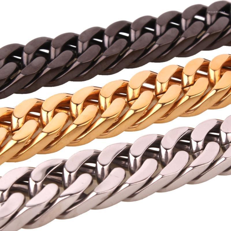 15mm 7-40inch Hipper Stainless Steel Silver Color Gold/Black Punk Cuban Curb Chain Men's Boy's Necklace Or Bracelet Jewelry Gift
15mm 7-40inch Hipper Stainless Steel Silver Color Gold/Black Punk Cuban Curb Chain Men's Boy's Necklace Or Bracelet Jewelry Gift