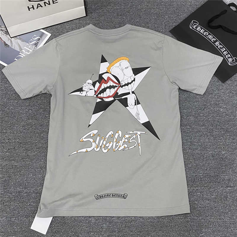 Ins Crew New Neck Croxin Grey Graffiti Sanskrit Print Unisex Short Sleeve T-shirt Trend Loose and Versatile, White;black
Ins Crew New Neck Croxin Grey Graffiti Sanskrit Print Unisex Short Sleeve T-shirt Trend Loose and Versatile, White;black