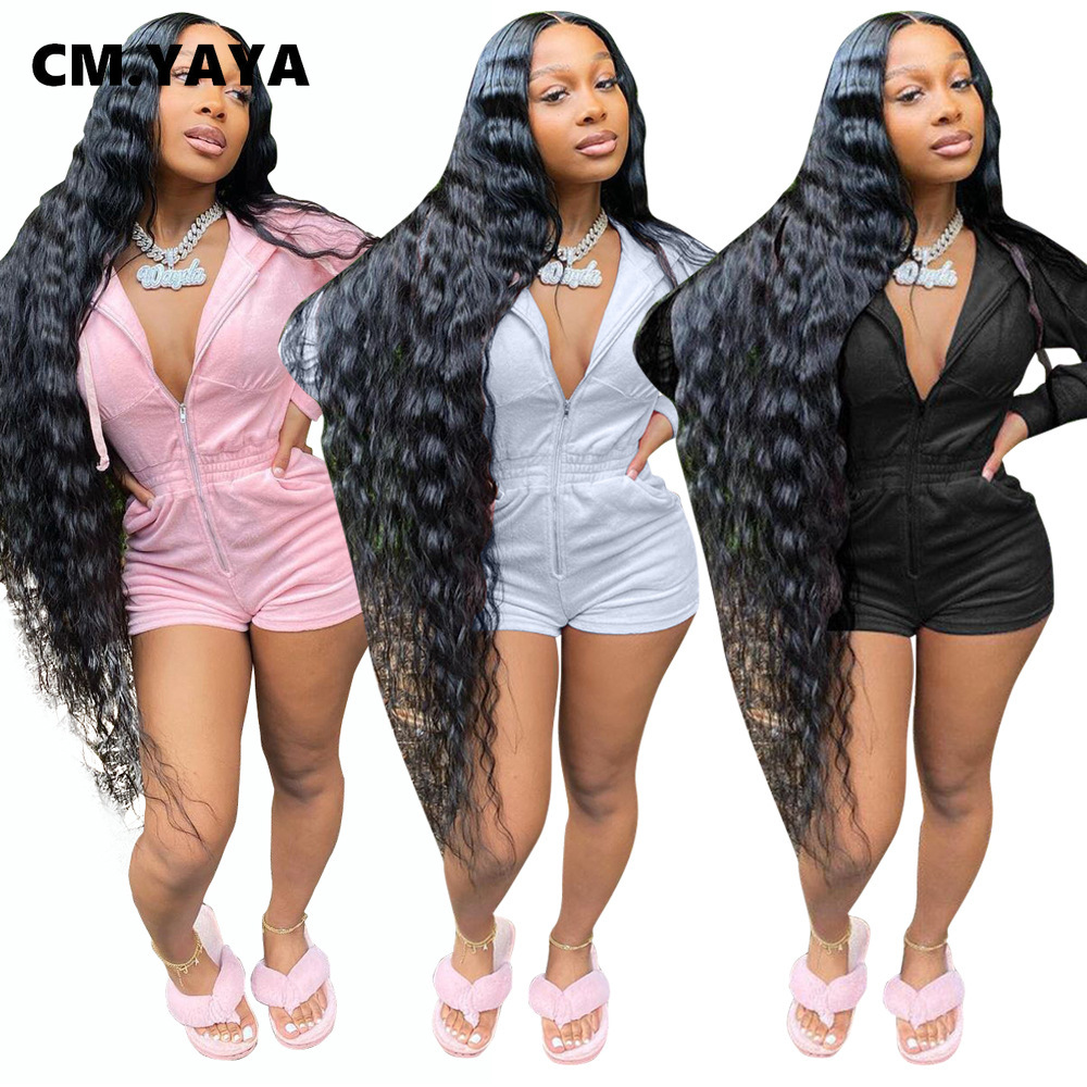 CM.YAYA Hooded Active Wear Women Long Sleeve Zipper Up Bodycon Moto Biker Bodysuit Jumpsuit Sports One Piece Romper Playsuit, Black
CM.YAYA Hooded Active Wear Women Long Sleeve Zipper Up Bodycon Moto Biker Bodysuit Jumpsuit Sports One Piece Romper Playsuit, Black