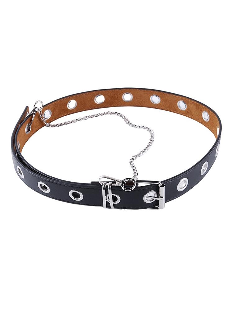 belts fhyu punk gothic female pu belt streetwear personality chain waistband rock party club women clothing accessories girdle 21121, Black;brown
belts fhyu punk gothic female pu belt streetwear personality chain waistband rock party club women clothing accessories girdle 21121, Black;brown