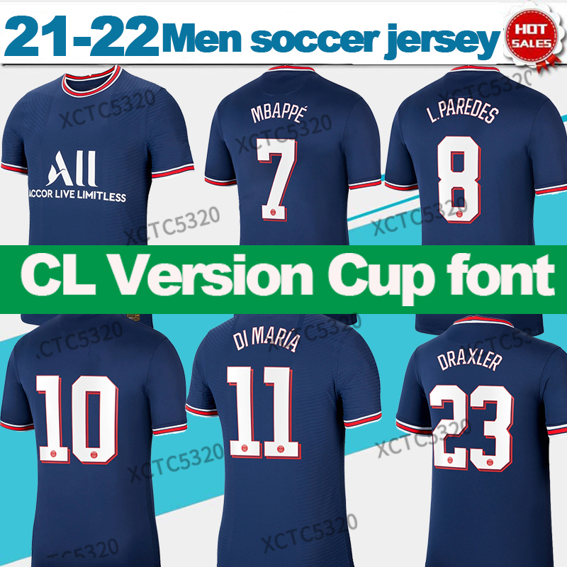 Football Jerseys Cup Font CL patch version soccer jersey MBAPPE ICARDI MARQUINHOS Maillot De Foot men shirt 2022 On sale, No name number
Football Jerseys Cup Font CL patch version soccer jersey MBAPPE ICARDI MARQUINHOS Maillot De Foot men shirt 2022 On sale, No name number