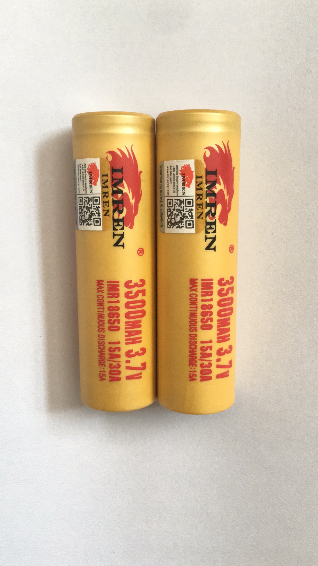 IMR 18650 Battery Gold Green Leopard 3000mAh 3200mAh 3300mAh 3500mAh 3.7V 40A 50A High Drain Rechargeable Vape Batteries With Security Code
IMR 18650 Battery Gold Green Leopard 3000mAh 3200mAh 3300mAh 3500mAh 3.7V 40A 50A High Drain Rechargeable Vape Batteries With Security Code