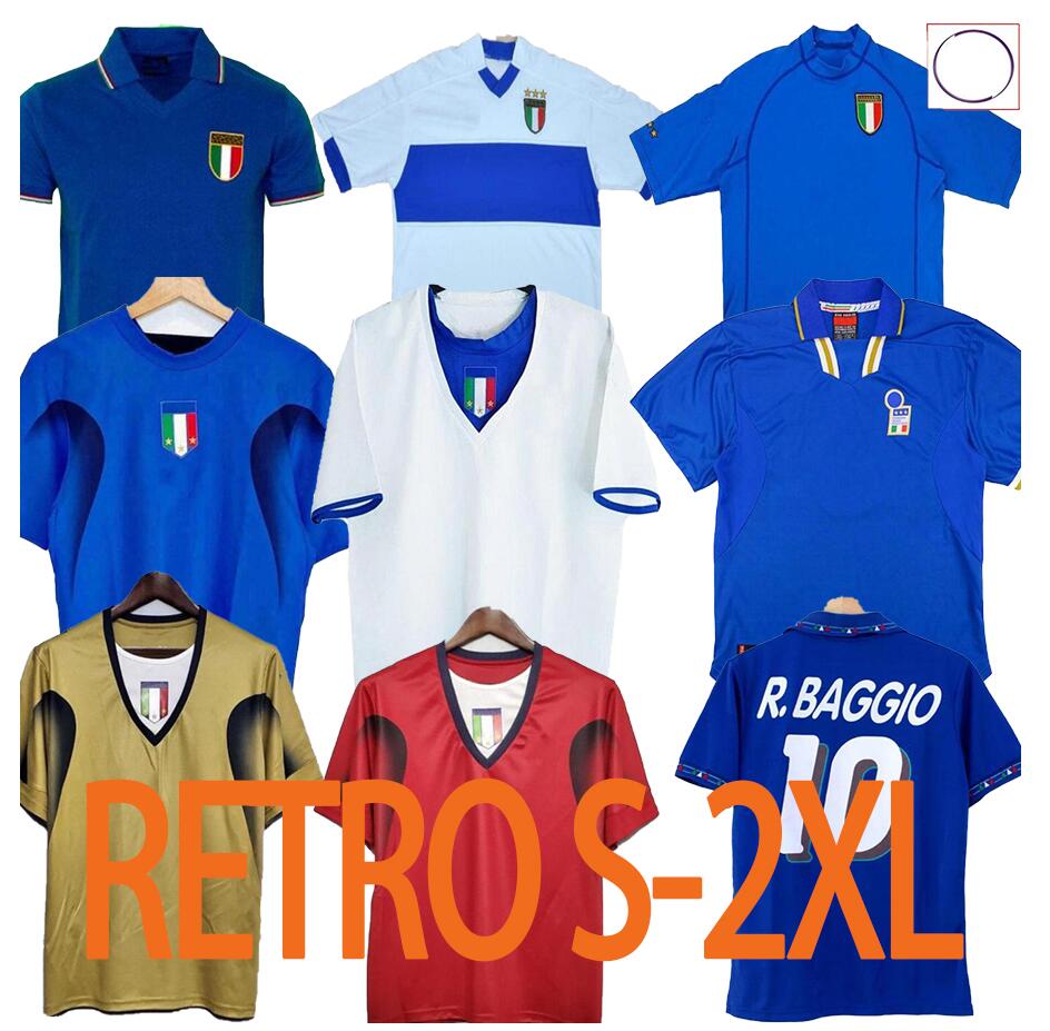 Maglia Italia Retro Soccer Jersey Italy 1994 Roberto Baggio Home Away Blue White Football Shirt
Maglia Italia Retro Soccer Jersey Italy 1994 Roberto Baggio Home Away Blue White Football Shirt