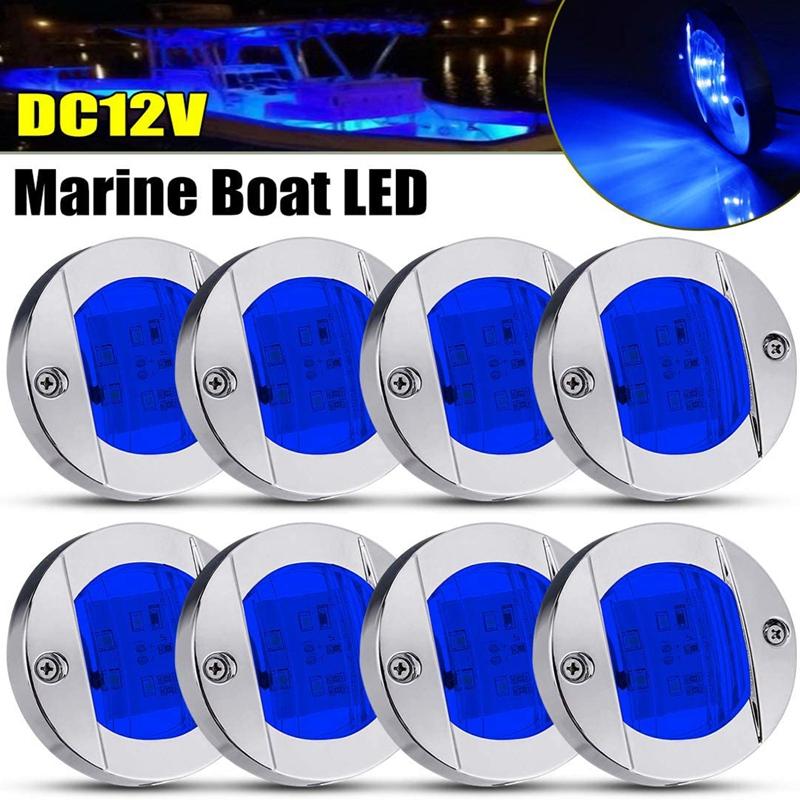 Emergency Lights DC 12V Warning Lamp LED Stern Light Round Marine Boat Transom Cold White Tail Yacht Accessory Blue/ White/Red/Yellow
Emergency Lights DC 12V Warning Lamp LED Stern Light Round Marine Boat Transom Cold White Tail Yacht Accessory Blue/ White/Red/Yellow