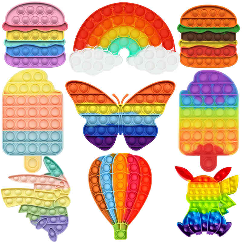 Hamburger Rainbow Pop Bubbles Fidget Toy Stress Relief for Adult Children Sensory Table Autism Tdah Depression
Hamburger Rainbow Pop Bubbles Fidget Toy Stress Relief for Adult Children Sensory Table Autism Tdah Depression