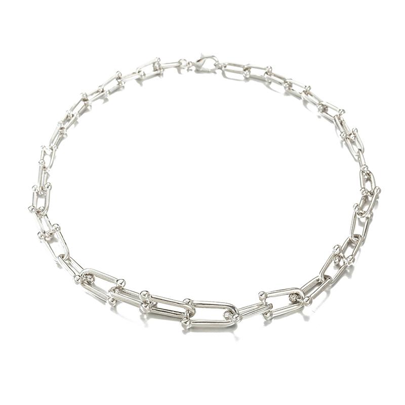 Hoop & Huggie Gold Silver Color Graduated Link Choker Necklace For Women Girls Hip Hop Fashion Jewelry
Hoop & Huggie Gold Silver Color Graduated Link Choker Necklace For Women Girls Hip Hop Fashion Jewelry