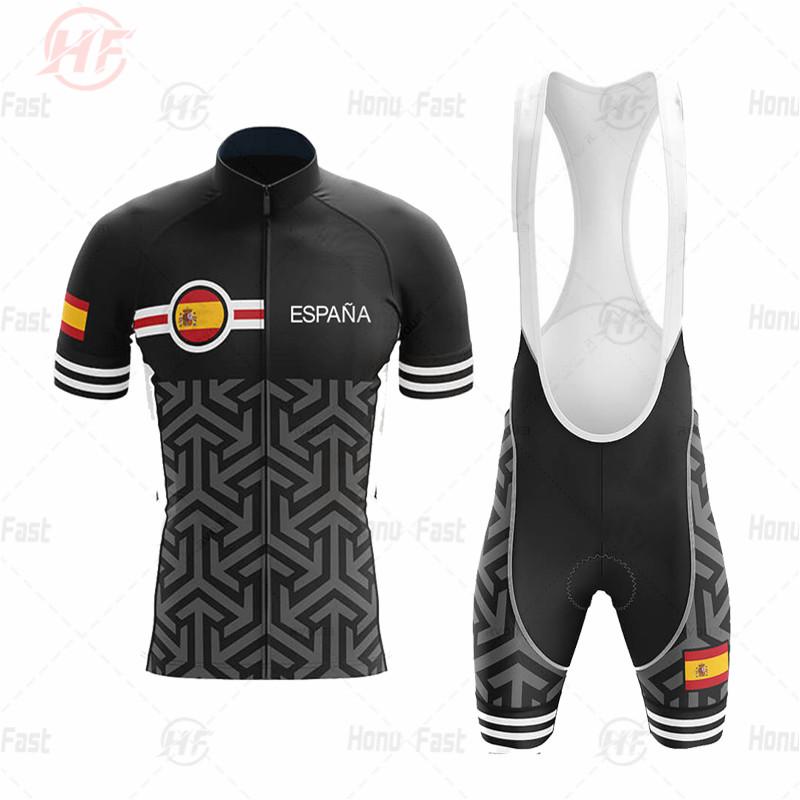 Racing Sets Spain 2022 Cycling Set Man Jersey Short Sleeve Bicycle Clothing Kit Mtb Bike Wear Triathlon Uniforme, Black;blue
Racing Sets Spain 2022 Cycling Set Man Jersey Short Sleeve Bicycle Clothing Kit Mtb Bike Wear Triathlon Uniforme, Black;blue