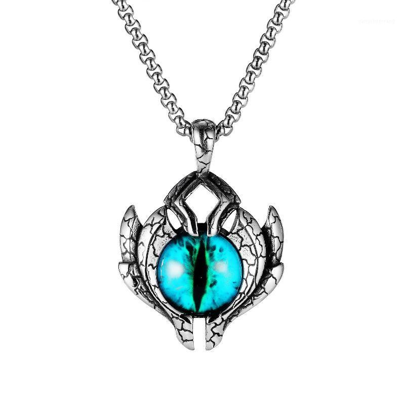 Chains European And American Retro Hip Hop Design Devil's Eye Man's Stainless Steel Necklace
Chains European And American Retro Hip Hop Design Devil's Eye Man's Stainless Steel Necklace