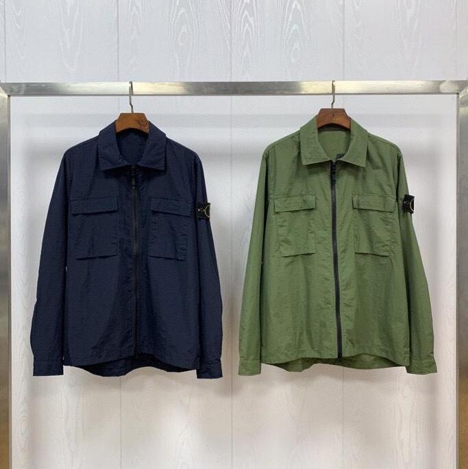 21SS ISLAND Spring STONE Jacket Collection Compass Badge Patched Men Women Cargo Hiphop Casual Turn-Down Collar And Coats 03201, Black;brown
21SS ISLAND Spring STONE Jacket Collection Compass Badge Patched Men Women Cargo Hiphop Casual Turn-Down Collar And Coats 03201, Black;brown