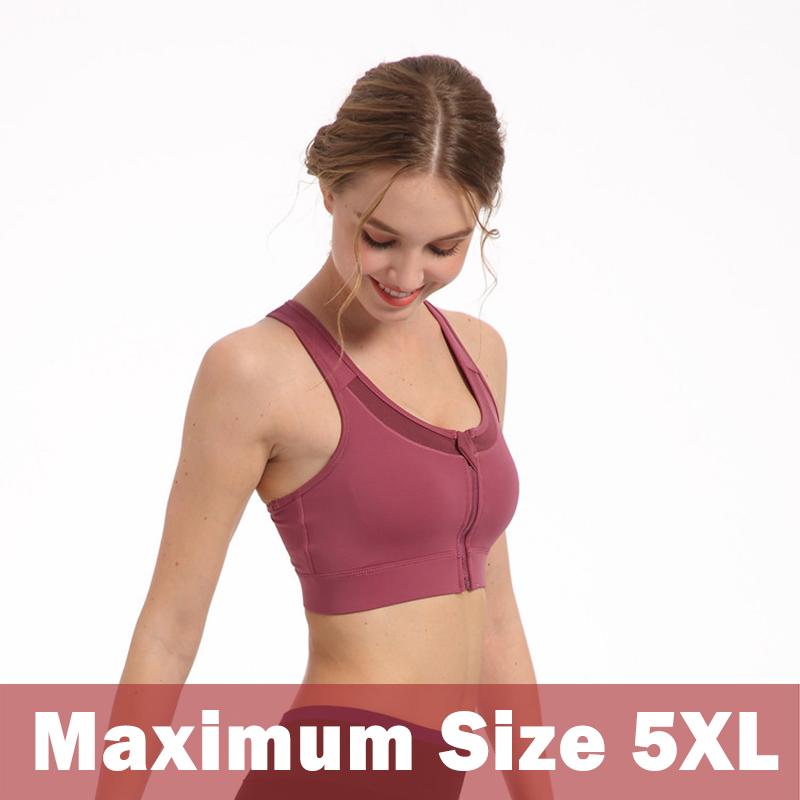 Gym Clothing Women Yoga Bras Plus Size Sports Bralette Push Up 5XL Fitness Underwea Running Vest Crop Tops Brassiere Black Front Closure
Gym Clothing Women Yoga Bras Plus Size Sports Bralette Push Up 5XL Fitness Underwea Running Vest Crop Tops Brassiere Black Front Closure