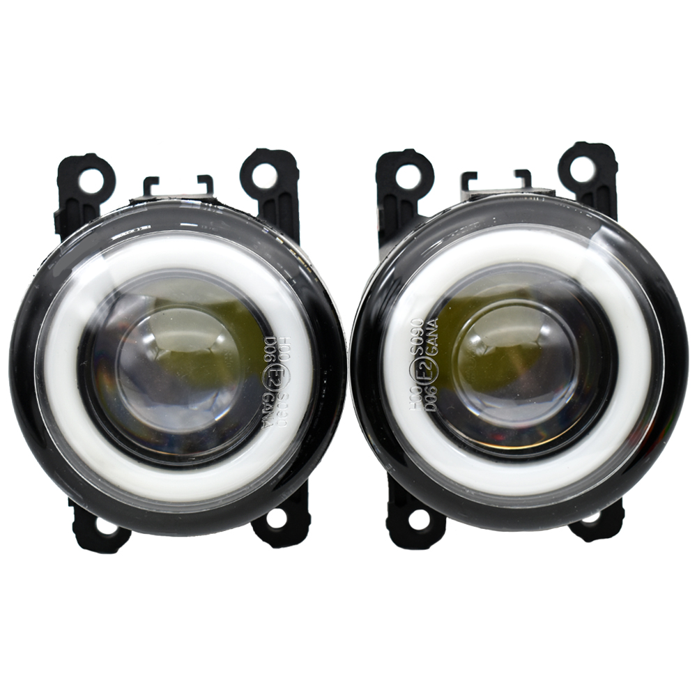 2PCS Car Accessories LED with lens Fog light Angel Eye For Mitsubishi ASX 2013 2014